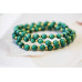 178-1399 Malachite <br>6mm Round Bracelet