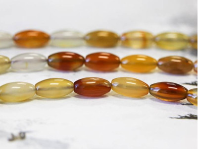 Natural Carnelian 7x14 Oval Rice