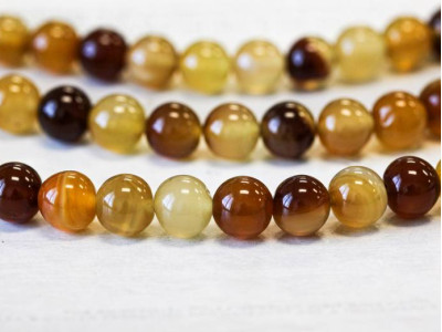 Natural Carnelian 13-14mm Round