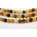 183-1075 Natural Carnelian <br>13-14mm Round