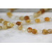 183-1087 Natural Carnelian <br>8mm Faceted Coin