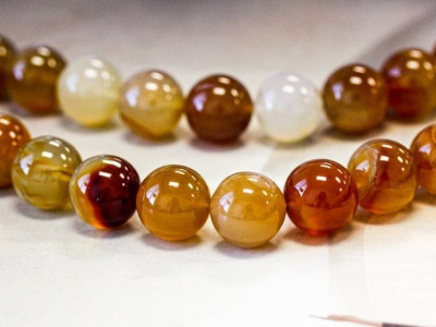 Natural Carnelian 18mm Round