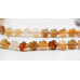 183-1097 Natural Carnelian <br>12mm Flower