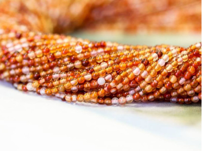 Natural Carnelian 2mm Round