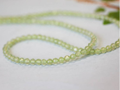 New Jade 3mm Faceted Round