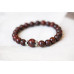 189-1198 Poppy Jasper <br>8mm Round Bracelet