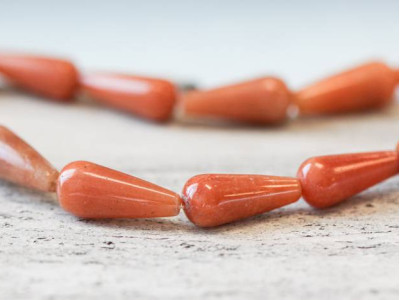 Red Aventurine 9x22 Teardrop