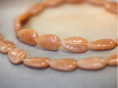 Red Aventurine 12x20 Flat Leaf