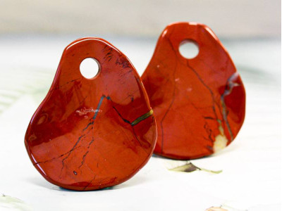 Red Jasper 60x52 Fancy Pendant