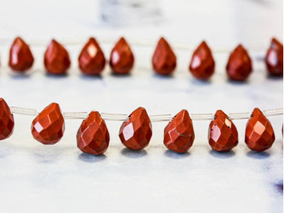 Red Jasper 7x10 Teardrop Briolette