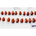 192-1130 Red Jasper <br>7x10 Teardrop Briolette