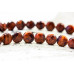 193-1011 Red Tiger Eye <br>10mm Faceted Coin