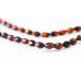 193-1015 Red Tiger Eye <br>7x10 Faceted Oval Rice