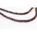 193-1100 Red Tiger Eye <br>4mm Faceted Rondell