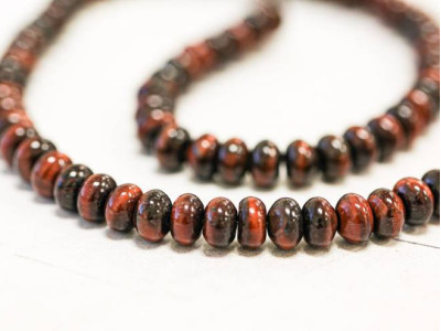 Red Tiger Eye 8mm Rondell