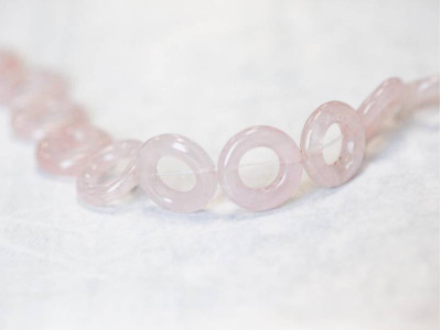 Rose Quartz 16mm Donut