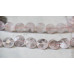 198-1380 Rose Quartz <br>18mm Faceted Coin