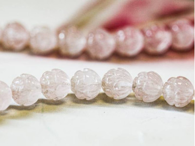 Rose Quartz 10mm Flower