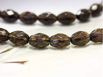 Smoky Quartz 9x12 Faceted Oval