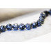 205-1048 Snowflake Obsidian <br>10mm Faceted Round