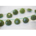 209-1258 Green Jade <br>16mm Flat Pear Briolette