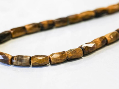 Tiger Eye 8x12 Faceted Tube