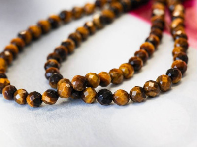 Tiger Eye 6mm Faceted Round