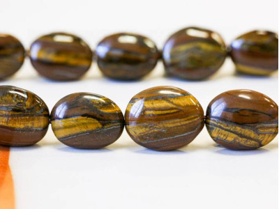 Tiger Iron Jasper 20x28 Flat Oval