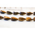 210-1272 Tiger Eye <br>12x22 Faceted Teardrop