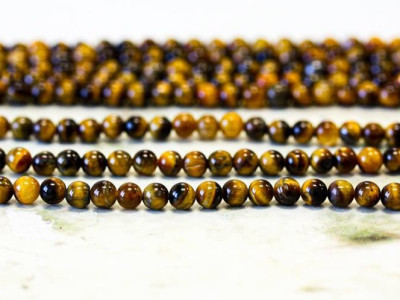 Tiger Eye 4mm Round