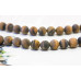 210-1338 Matte Tiger Eye <br>12mm Round