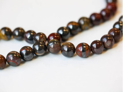 Tiger Iron Jasper 10mm Round