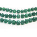 222-1105 Green Onyx <br>10mm Corrugated Round