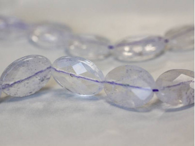 Lavender Quartz 18x25 Faceted Flat Oval