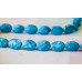 239-1040 Turquoise Howlite <br>13x18 Faceted Flat Oval