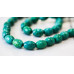 239-1109 Turquoise Howlite <br>12x16 Barrel Oval