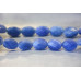 256-1015 Blue Agate <br>10x14 Faceted Flat Oval