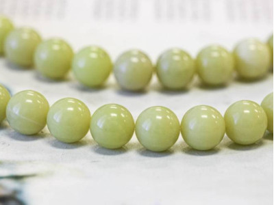 Olive Jade 12mm Round