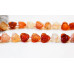 265-1334 Natural Carnelian <br>10mm Flower