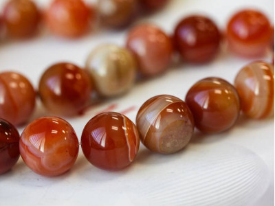 Natural Carnelian 18mm Round