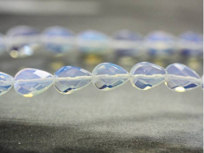 Opalite 6x9 Faceted Flat Pear