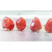 276-1075 Cherry Quartz <br>20x-25x Faceted Pebble Drop