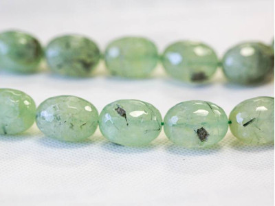 Green Tourmalinated Quartz 15x20 Faceted Oval