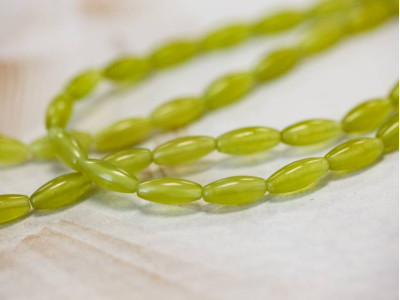 Olive Quartz 5x12 Oval Rice