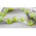 295-1111 Olive Quartz <br>18mm Carved Flower