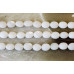 303-1015 White Jade <br>8x10 Faceted Flat Oval