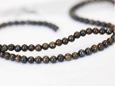 Bronzite 4mm Round