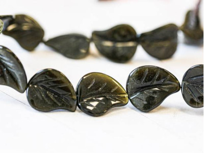 Black Obsidian 18x23 Leaf