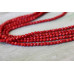 519-1186 Dyed Coral <br>3.5-4mm Faceted Round