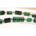 L2698-001C Green Tourmaline <br>12-14x Rough Tube